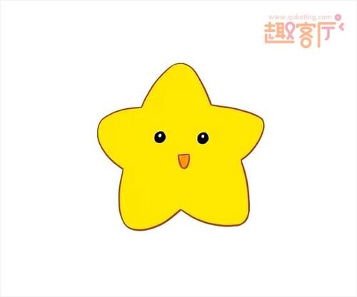 小星星简笔画 卡通星星简笔画