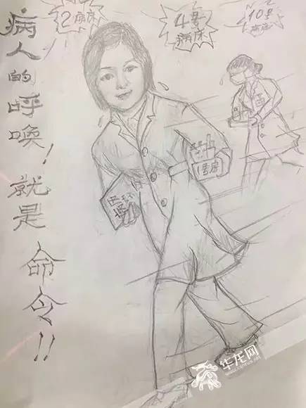 医生铅笔素描简笔画