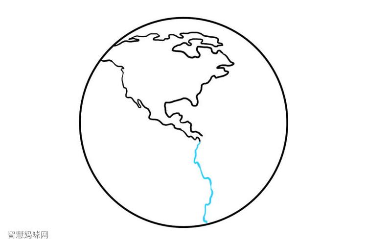 地球怎么画-图4地球怎么画-图3地球怎么画-图2地球怎么画-图1简笔画