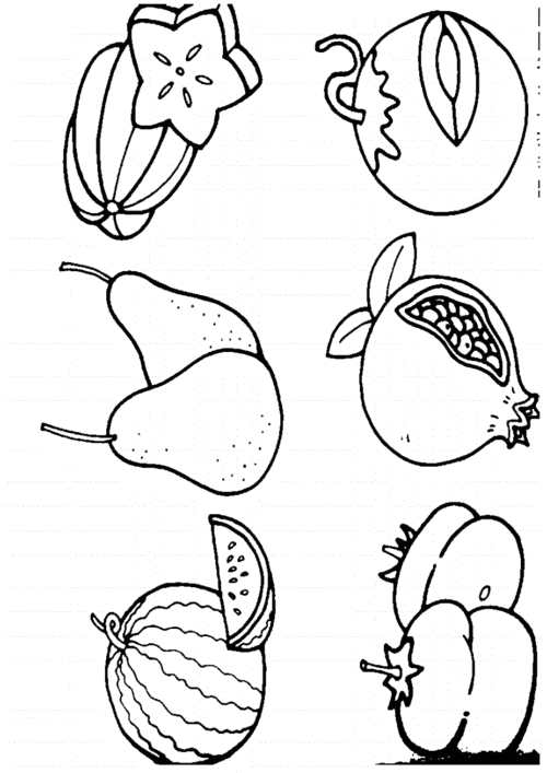 幼儿-水果-简笔画-涂色-填色.doc 2页