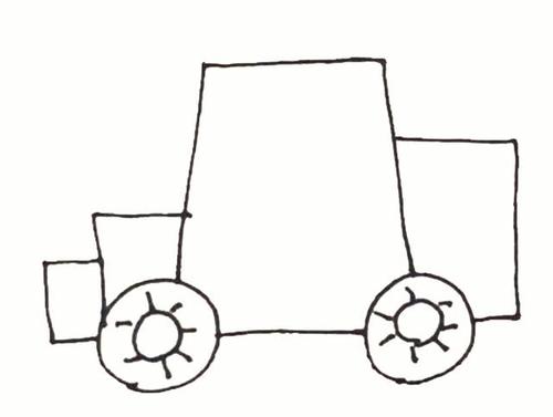 交通工具篇 儿童挖土车简笔画 每一个小男孩的最爱