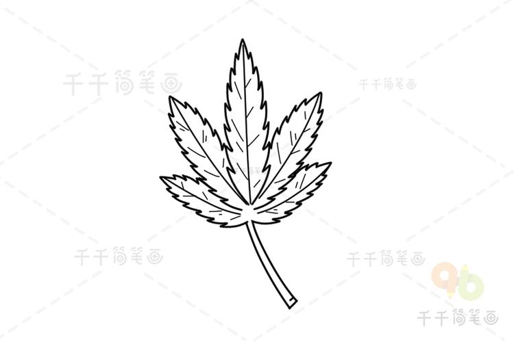 儿童树叶简笔画大全