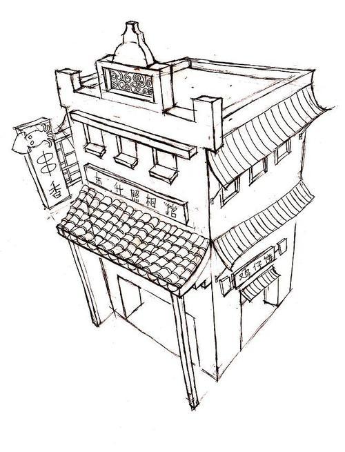 岭南风格简笔画