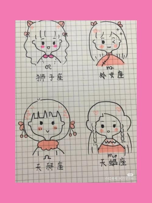 简笔画大全小女孩小红书