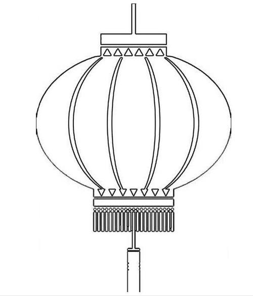 灯笼简笔画