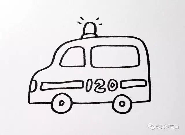 韵妈教你简笔画各种汽车工程车