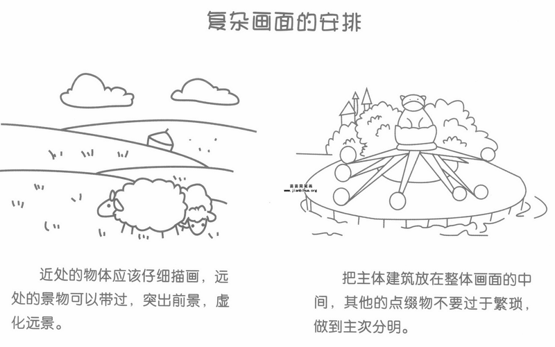 各国建筑简笔画图片