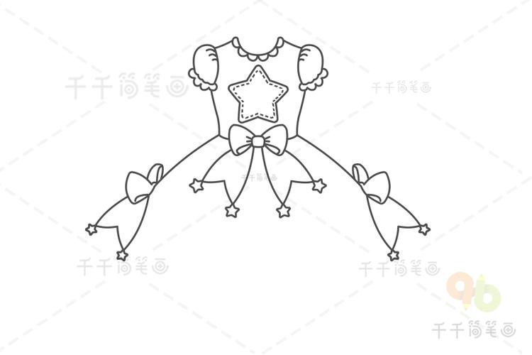 连衣裙简笔画画法