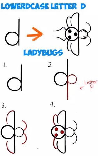 第三波26个英文字母简笔画孩子玩一遍就学会了老师收藏喽