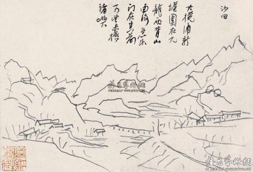 山水怎么画简笔画图片简笔画图片大全山水类儿童山水简笔画图片大全