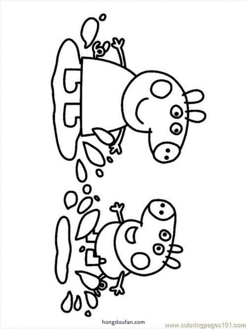 hpeppa-big-coloring27标签peppa big一年级简笔画二年级简笔画