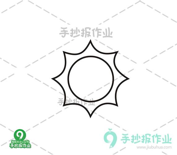 太阳简笔画