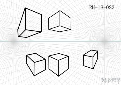 正方体透视简笔画
