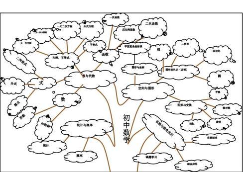 思维导图三年级数学简笔画