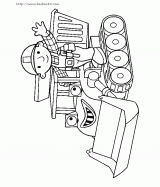 巴布工程师简笔画