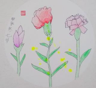 花妈妈的图片简笔画妈妈的笑脸简笔画图片