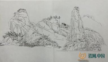 简笔画武夷山