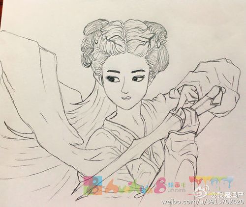 赵丽颖简笔画图片大全怎么画简笔画教程绘画吧-画画