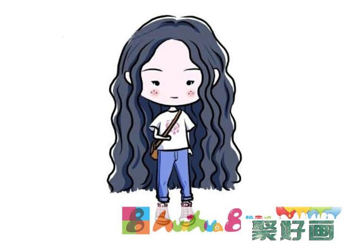 长头发的小女孩简笔画怎么画怎么画简笔画教程