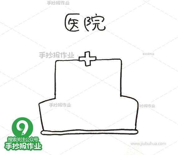 医院简笔画