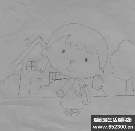 如何画小女孩拉小提琴的简笔画