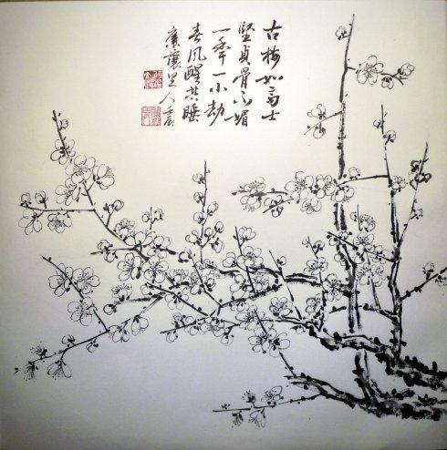 梅花古诗王安石怎么画简笔画