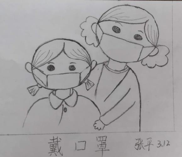 滦州市第四实验小学教师简笔画战疫 - 美篇