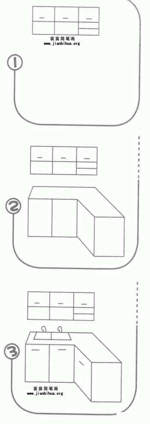 厨房简笔画图片大全-儿童简笔画大全