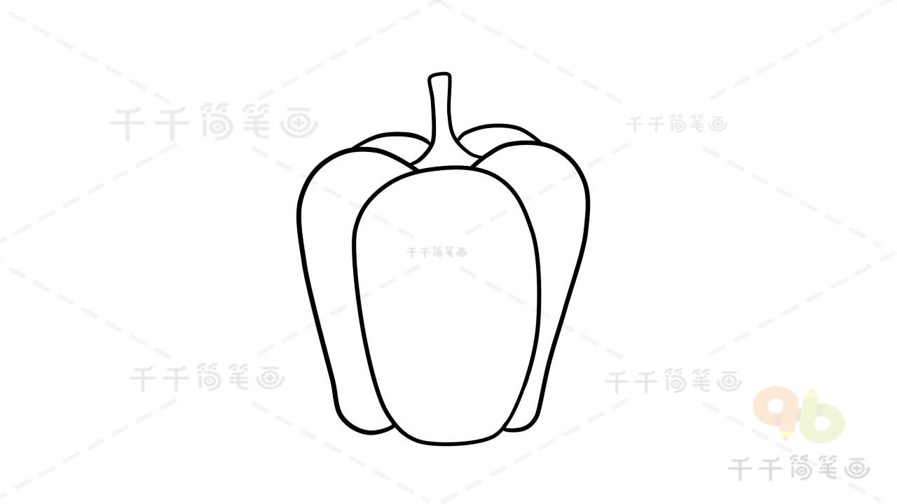 小朋友蔬菜简笔画