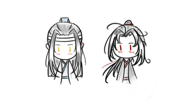 魔道祖师q版简笔画