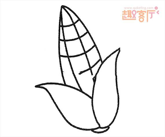 玉米简笔画图片 画玉米的简笔画