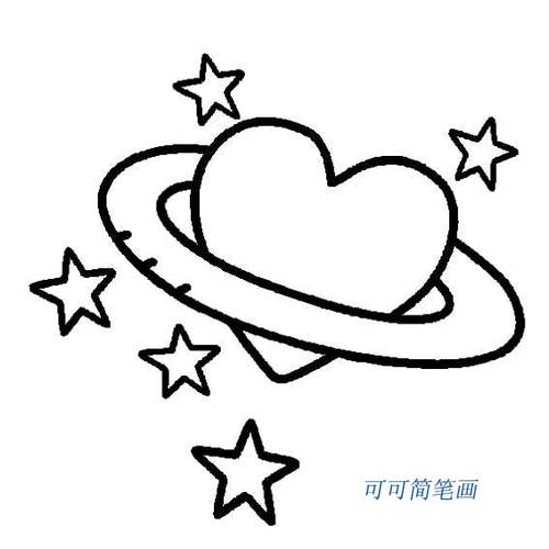 星空简笔画风景简笔画奔跑网