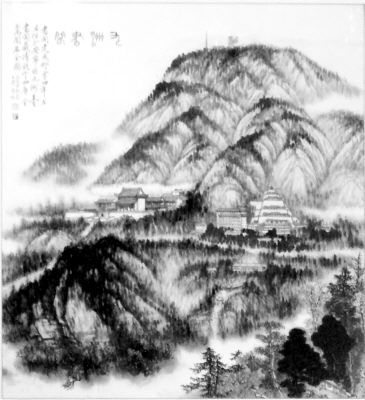 兰州八景简笔画