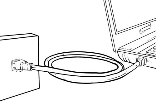 wifi时代简笔画