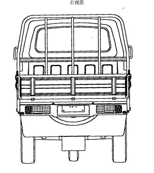 农用三轮车简笔画