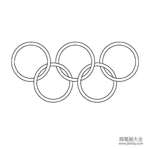 奥运五环简笔画步骤奥运会图片奥运五环简笔画图片