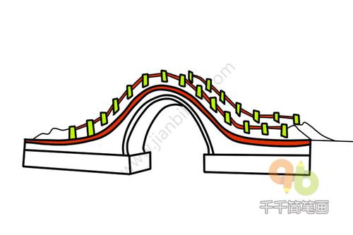 桥步骤图简笔画