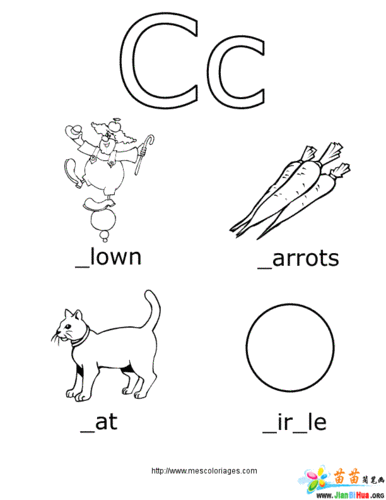 以26个字母开头的单词简笔画图片第3张