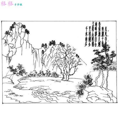 古诗江南简笔画怎么画 江南古诗配画 江南古诗手抄报简单