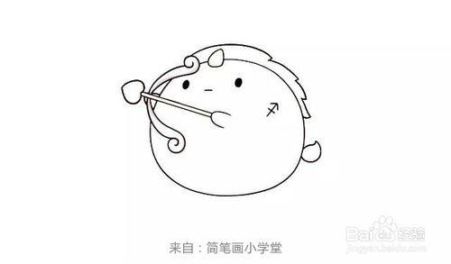 射手座简笔画怎么画射手座的画法