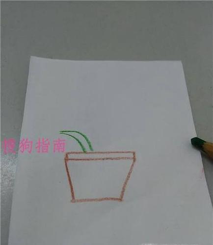 简笔画花盆是怎么画的