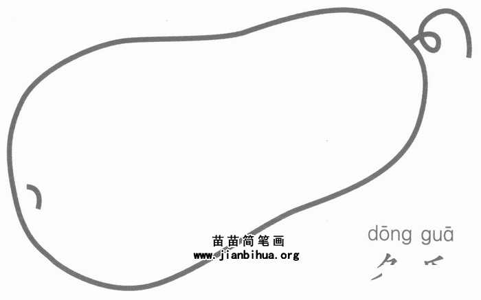 冬瓜简笔画图片大全