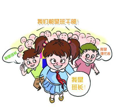 全班都是班干部简笔画