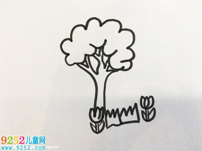 花草树木怎么画 花朵简笔画