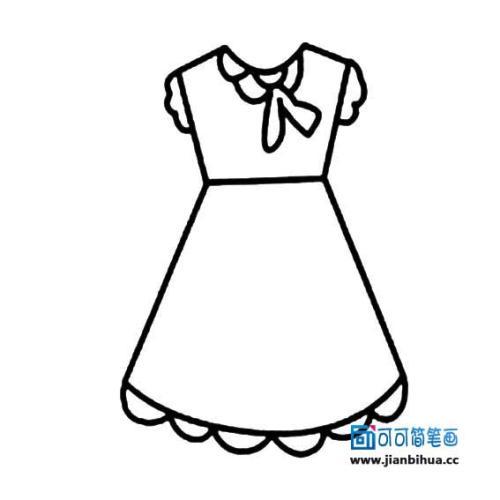 衣服和裙子幼儿简笔画