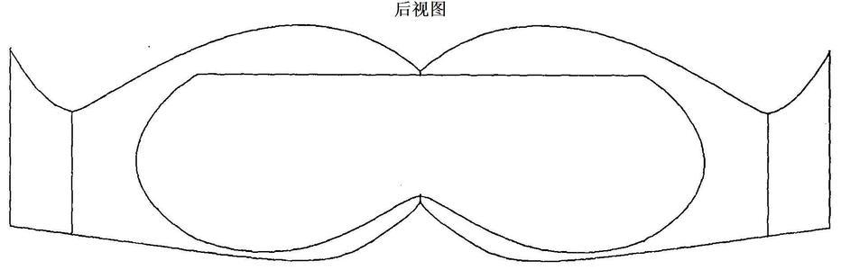 医用护眼罩简笔画