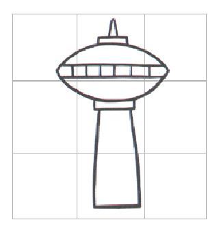 电视塔-学习简笔画-儿童资源网手机版