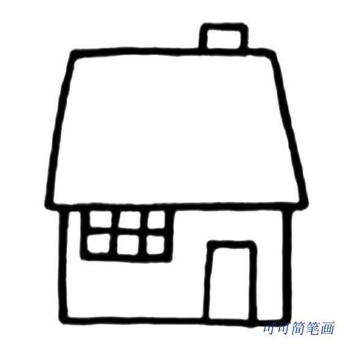 建筑简笔画  详情页  小房子的简笔画儿童 建筑简笔画大全教幼儿学