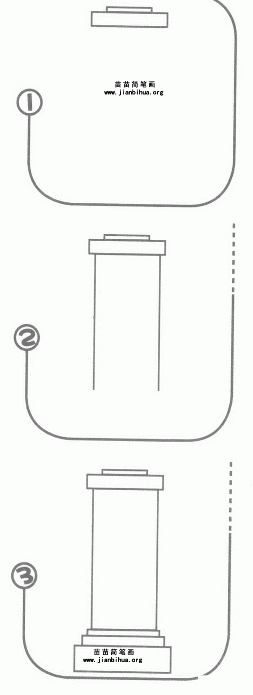 纪念碑简笔画图片教程