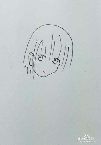 怎样画儿童简笔画漂亮美少女